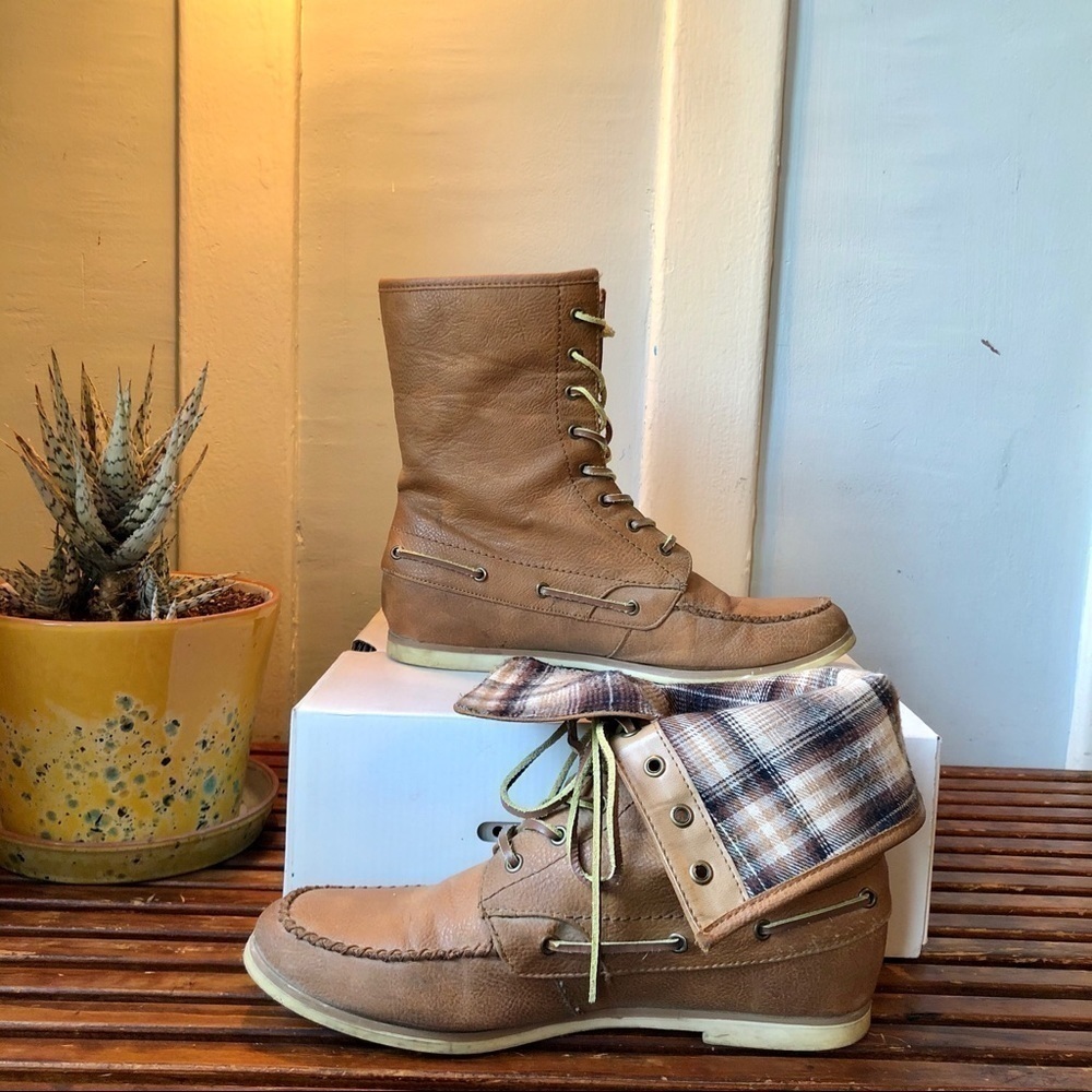 Call It Spring Lace Up Boots